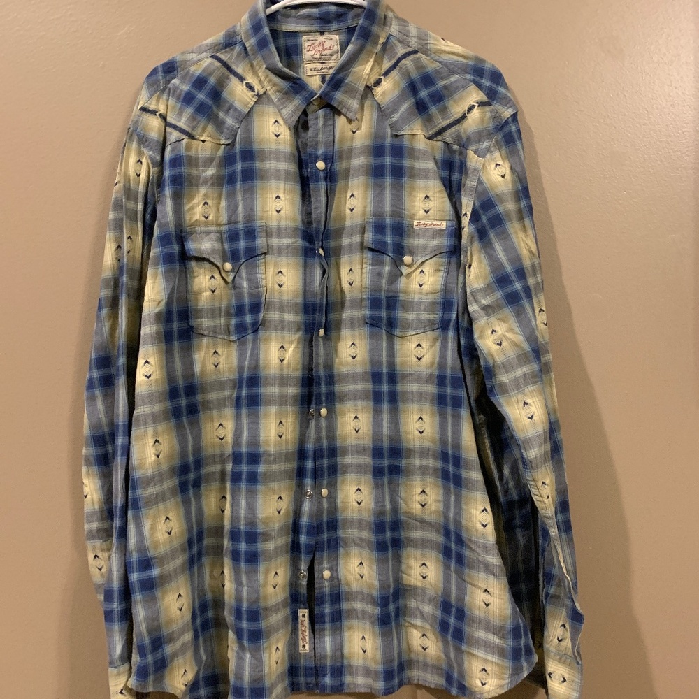 Snap button urban rugged shirt